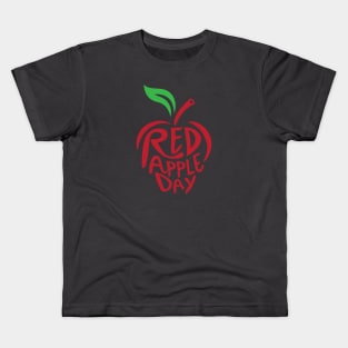 Eat a Red Apple Day – December Kids T-Shirt